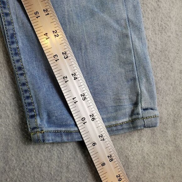 Levis 502 Jeans Womens 14 Reg W27xL27 Blue Taper Straight Leg Denim - Picture 2 of 10